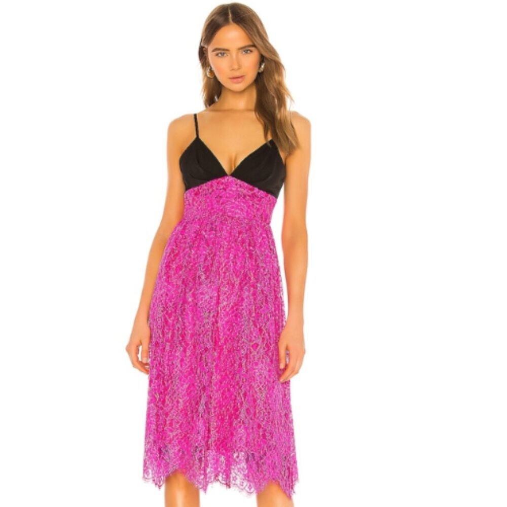 NBD Merlot Midi Dress in Magenta NWT Size Small